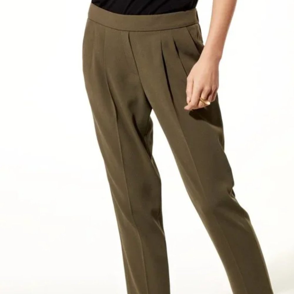 Babaton Cohen pants in olive green